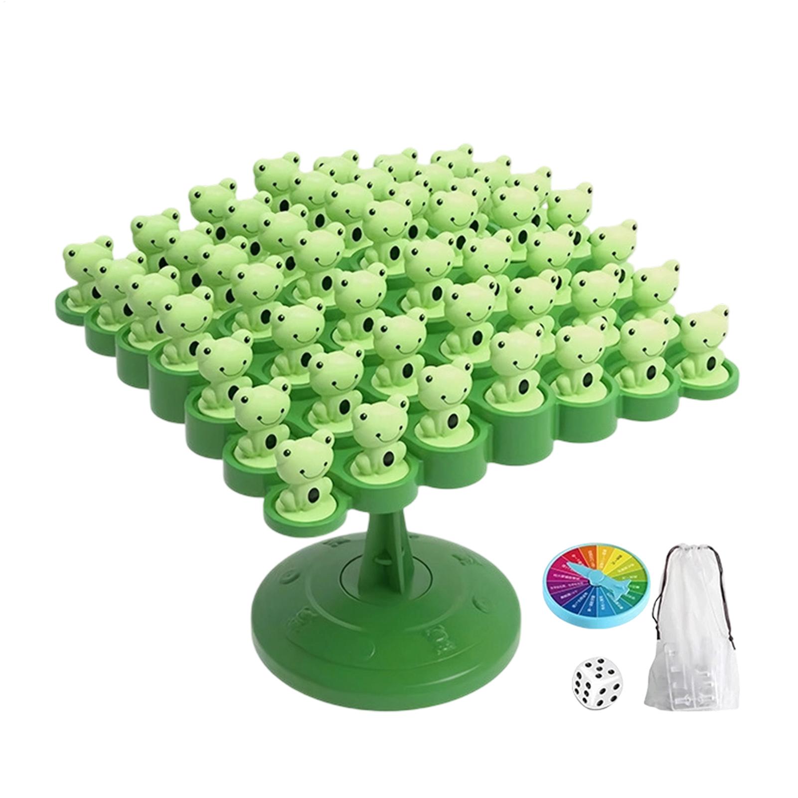 Board Game Saboteur - Lustiges Frosch-Balancier-Baumspiel für Kinder, Montessori-Mathe-Spielzeug, Balancier-Brettspiel,