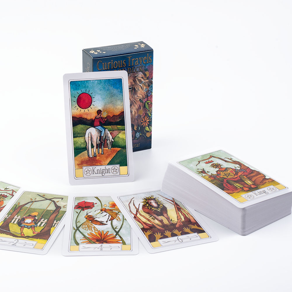 Board Game Illustrator - Curious Travels Tarot, 10,3 x 6